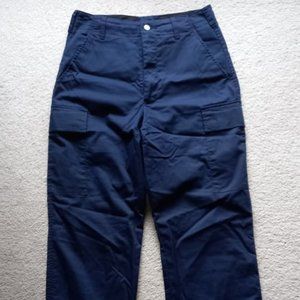 Navy Blue Cargo Pants - Women